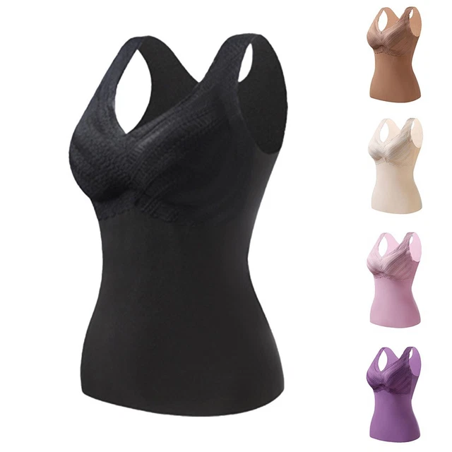 Canotta Donna Con Reggiseno Integrato Senza Cuciture - Modellante E Comoda - Foto 2