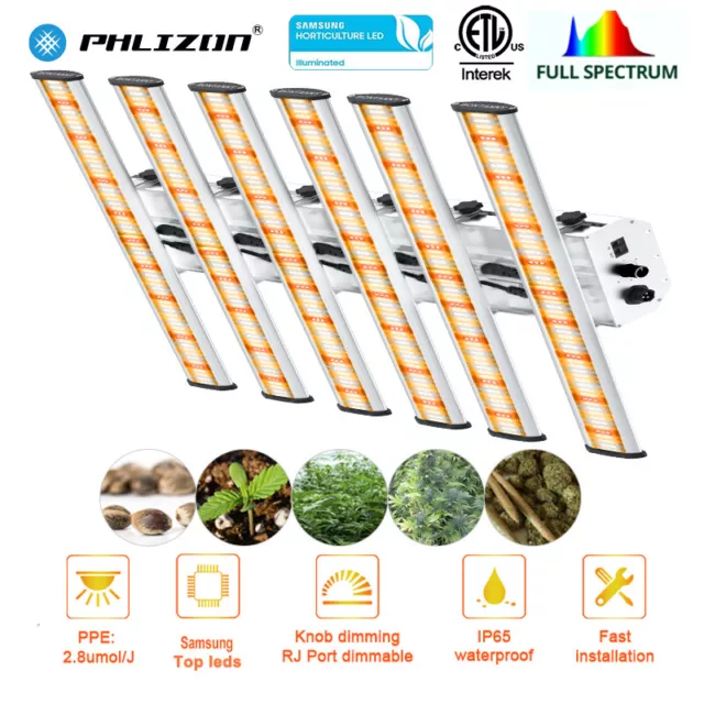 4000W BAR Dimmable Grow Light Full Spectrum LM281B 5x5ft Indoor Veg Flower UV IR