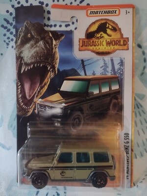 matchbox jurassic world mercedes benz