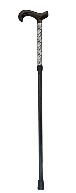Carbon-Gehstock Canne de Marche Pliable Avec Reflektierendem Tige Déambulateur