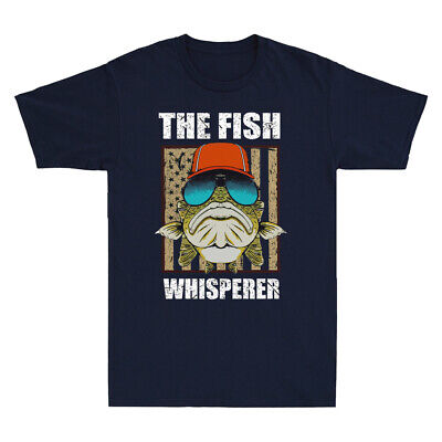 The Fish Whisperer Love Fishing Funny Fishermen Gift Vintage Men's T-shirt Tee