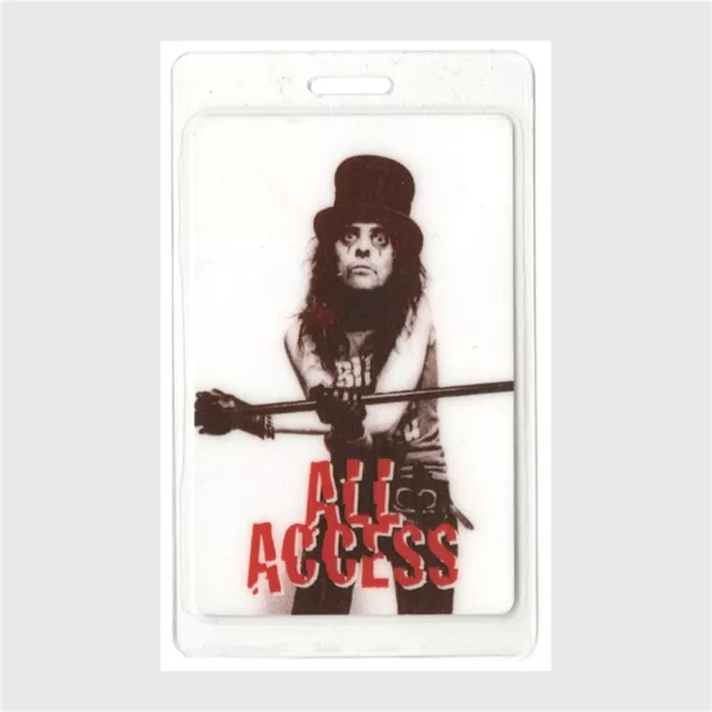 Alice Cooper 1996 concert tour All Access Laminated Backstage Pass