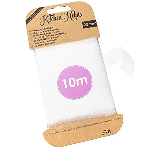 Ruban Thermocollant Pour Ourlet - 10 M, Noir, Sans Couture - Pour Pantalons, Jupes, Rideaux Et Vêtements