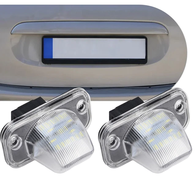 2 Lampes De Plaque D'immatriculation Blanche Pour Maserati Quattroporte 2003-2012 - IP67, 6000K - 8