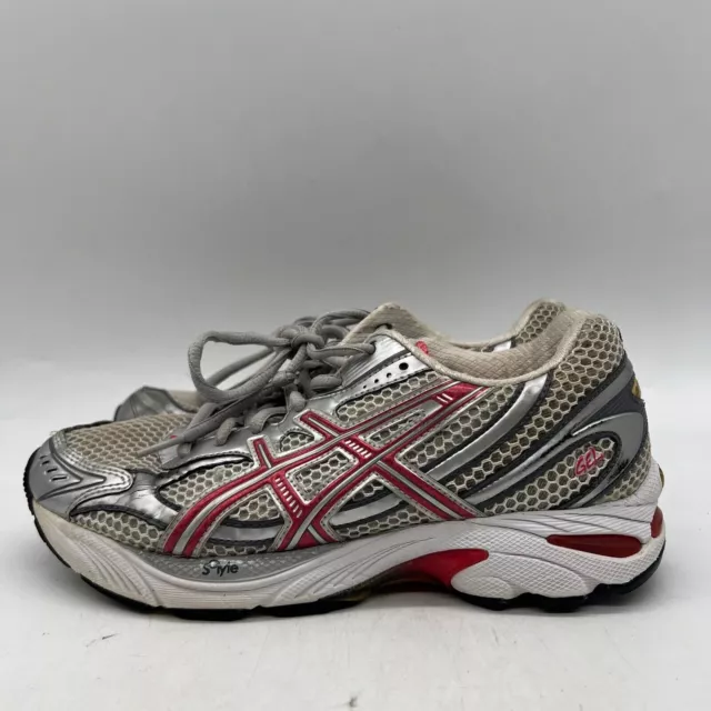 ASICS GT 2150 T054N Womens Silver Pink Lace Up Running Shoes Size 7 39.99 PicClick