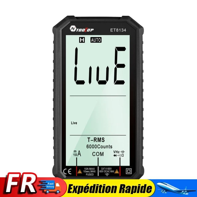 ET8134 NCV DIGITAL Multimeter AC DC Voltmeter Ammeter Ohm Voltage Meter