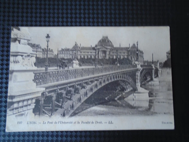 CPA LYON LE pont de l'université et la Faculté de Droit EUR 1,00