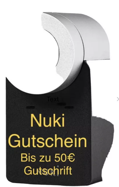 NUKI 30€ BIS 50€ Gutschein für Kauf von NUKI Produkten Code lautet REF7DNB9UHVEK