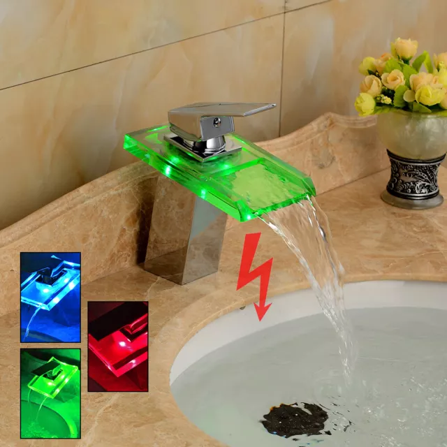 Robinet mitigeur pour lavabo de salle de bain - Mitigeur cascade