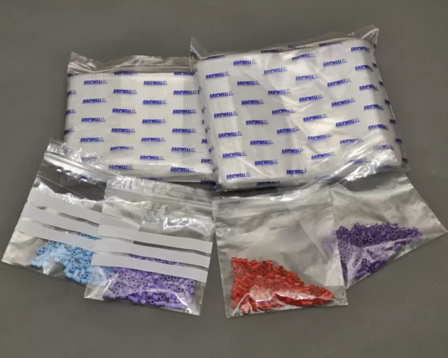 Grip Seal Bags Gripwell Plain & Write On Panel Resealable Plastic Bag Food Safe