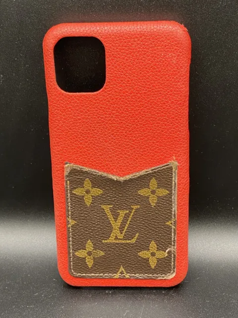 Upcycled Louis Vuitton iPhone 12 Pro Max wallet phone case – Phone
