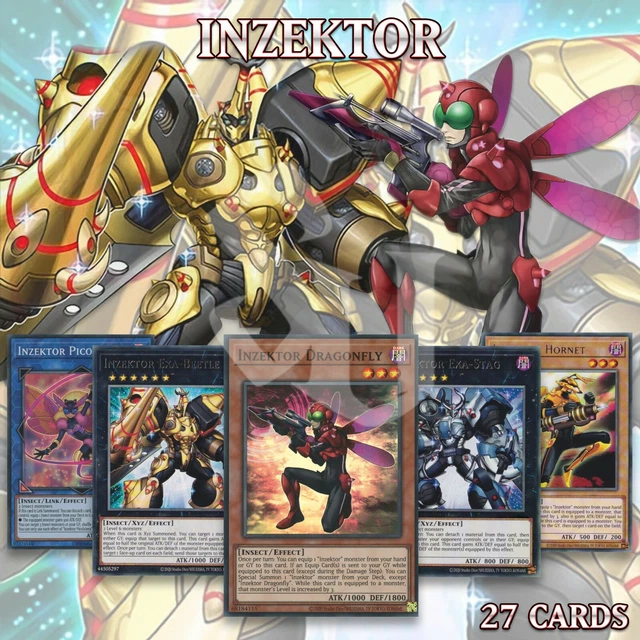 INZEKTOR DECK 27 | Dragonfly Hornet Hopper Centipede Picofalena YuGiOh🔥