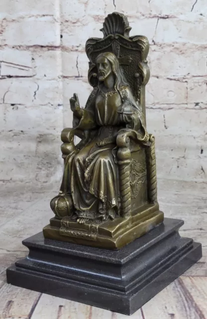 Art Bronze Sculpture Jesus Christ Statue Figure Bible Jesus Figurine Church Gift