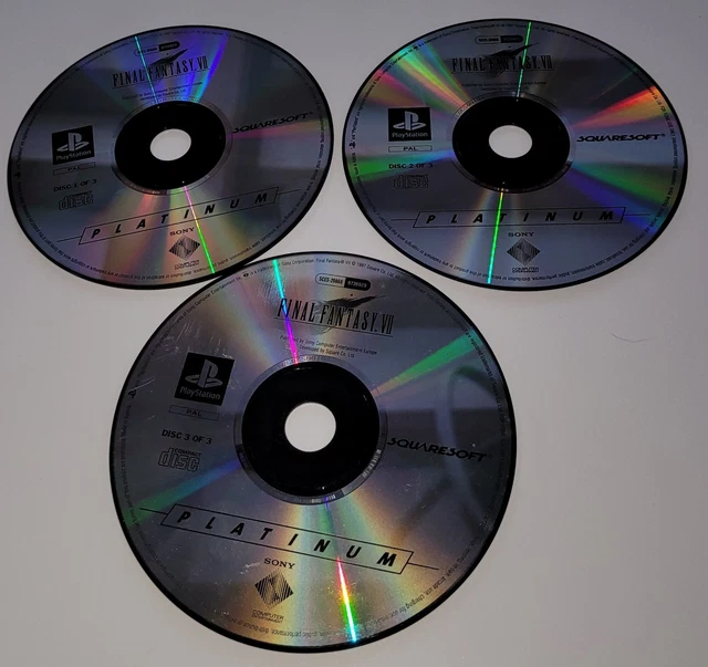 Final Fantasy VII 7 (PlayStation / PS1) - Jeu et boîte - Avec usure