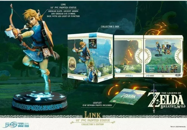 The Legend of Zelda: Breath of the Wild Link Collector Edition Statue NEW