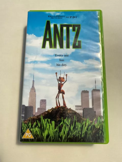 Dreamworks Pictures Antz Vhs Video Cassette 1998