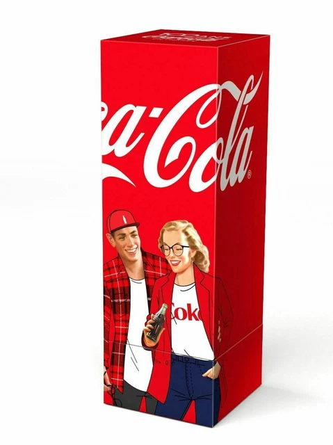 Coffret Vide Collector Coca-Cola Mac Do – Thème Bulles – Années 2000 – Très Bon état