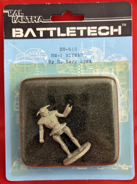 Ral Partha Battletech 20-618 HM-1 Hitman (Mint, Sealed)