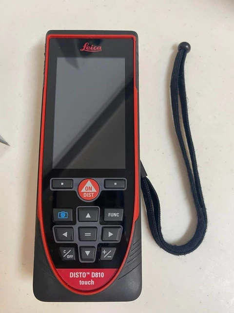LEICA DISTO D810 TOUCH LASER DISTANCE METER W/ MOUNT - used