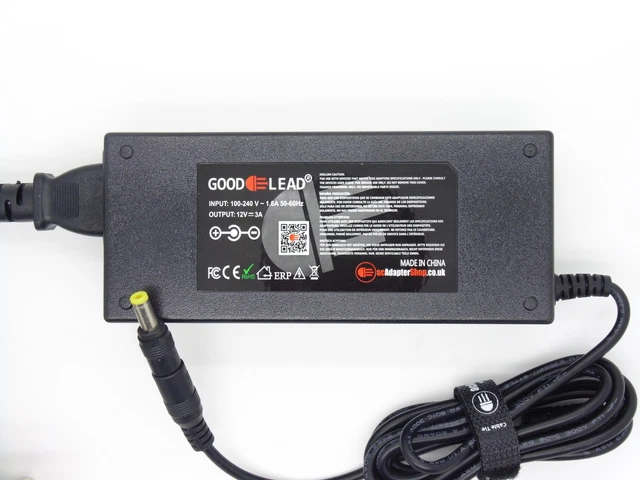 T POWER 12V DC Adapter For 3M MicroTouch Monitor C1700SS & More LCD Monitors - Universal Charger Power Supply - View #5