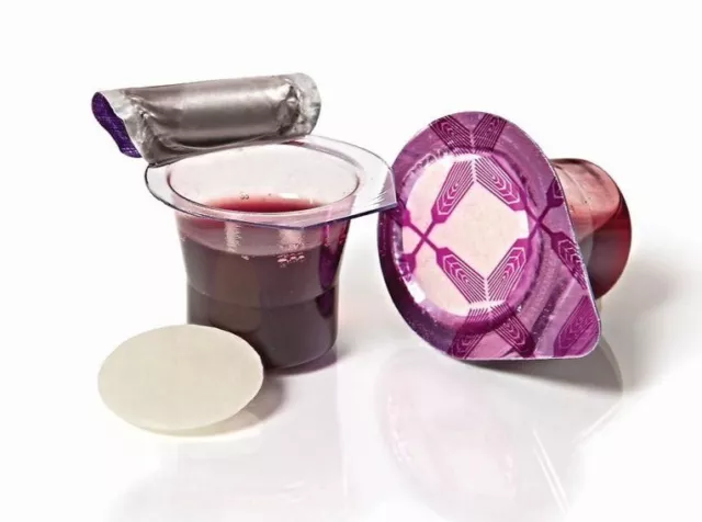 Prefilled Communion Cups. Box of 100.