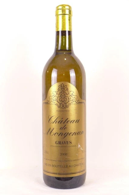 graves château de mongenan blanc 2000 - bordeaux