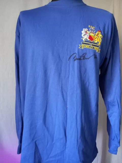 MANCHESTER UNITED 1968 Retro Shirt signiert Bobby Charlton Garantie EUR ...