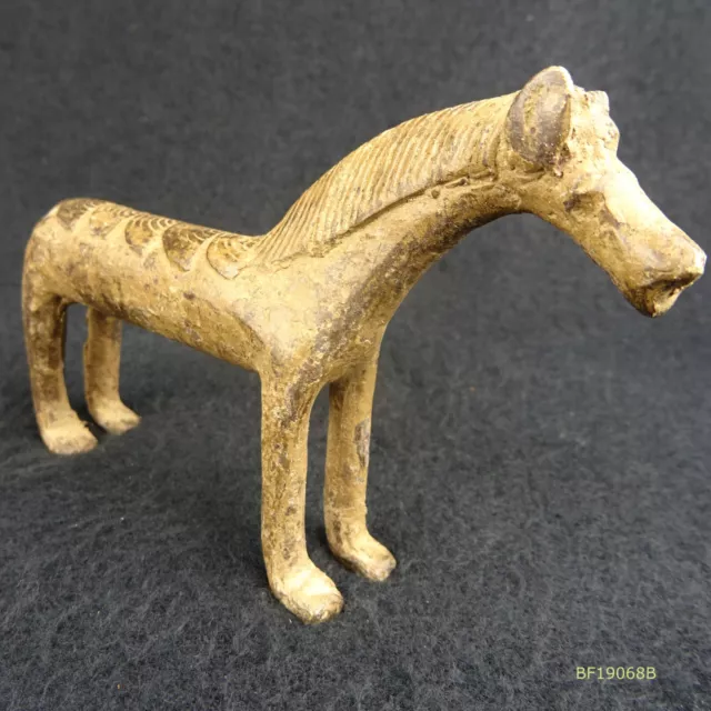 Burkina Faso Bobo Pferd Bronze Verlorene Form Horse Cheval Cavallo Lost Wax Form