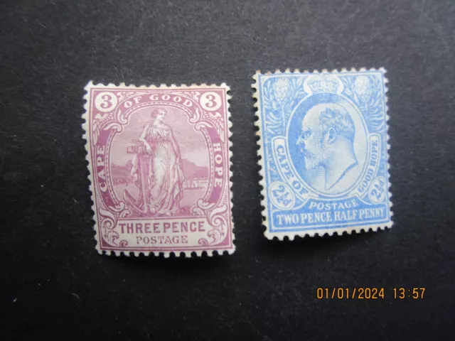 Cape Of Good Hope SG60/73 Both Mint-£13.50 in 2018-Post UK-Read all Below Lot 7