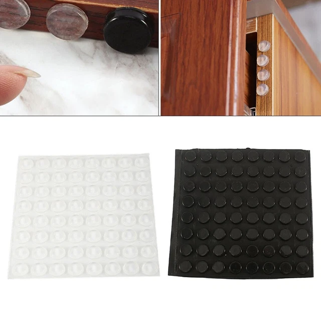 Kit 4 Paraurti In Gomma Per Porte Rampe Rimorchi – 6,4 Cm Con Viti, Dadi E Distanziali, Assorbimento Urti
