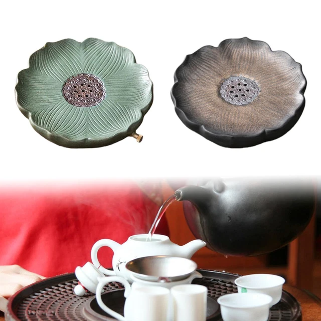 Cuillère à Thé Kung Fu En Cuivre Avec Manche En Bois - Pour Feuilles De Thé Et Café - Accessoire Cérémonie Du Thé