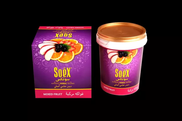 soex Mixed Fruit 250gm + free charcoal