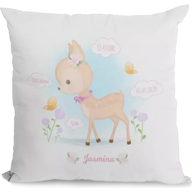 Douillet Coussin Avec Remplissage Pour Dormir Cadeau pour Naissance Chevreuil