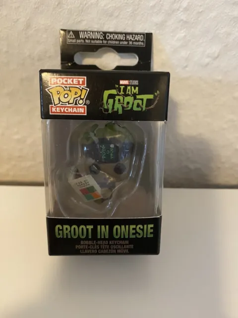 Funko Pop Keychain Groot in Onesie Marvel I Am Groot