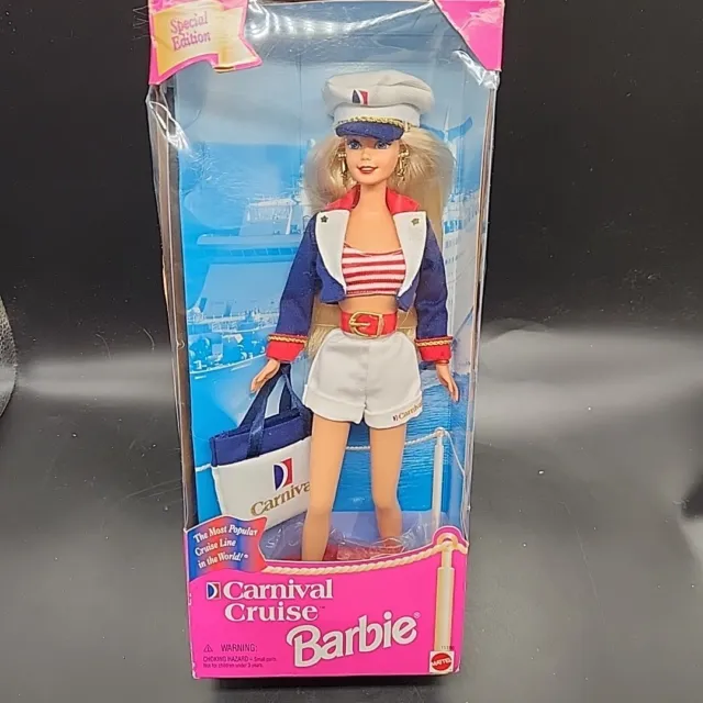Vtg 1997 Carnival Cruise Barbie Doll Special Edition Mattel 15186 NRFB Nautical