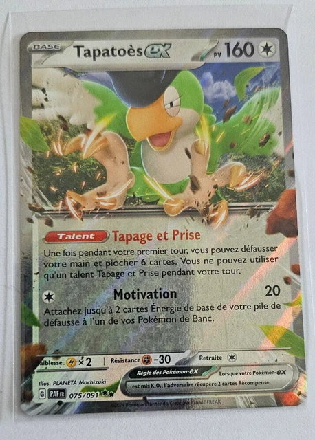 Tapatoès ex (SVP 160) - Promo Écarlate & Violet - Carte Pokémon