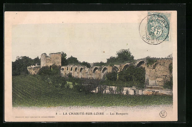 CPA La Charitè-sur-Loire, Les Remparts 1905