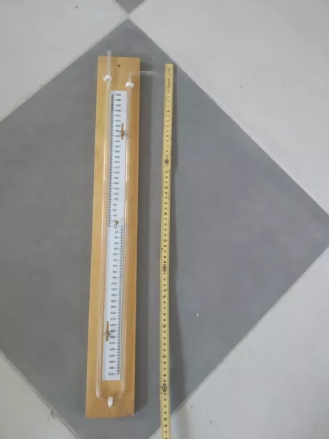 Grande strumento di misurazione temperatura laboratorio vintage nuovo