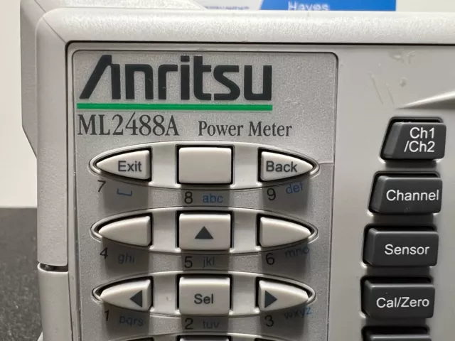 Anritsu ML2488A RF Dual Wideband Peak Power Meter, Excellent Condition!! 2