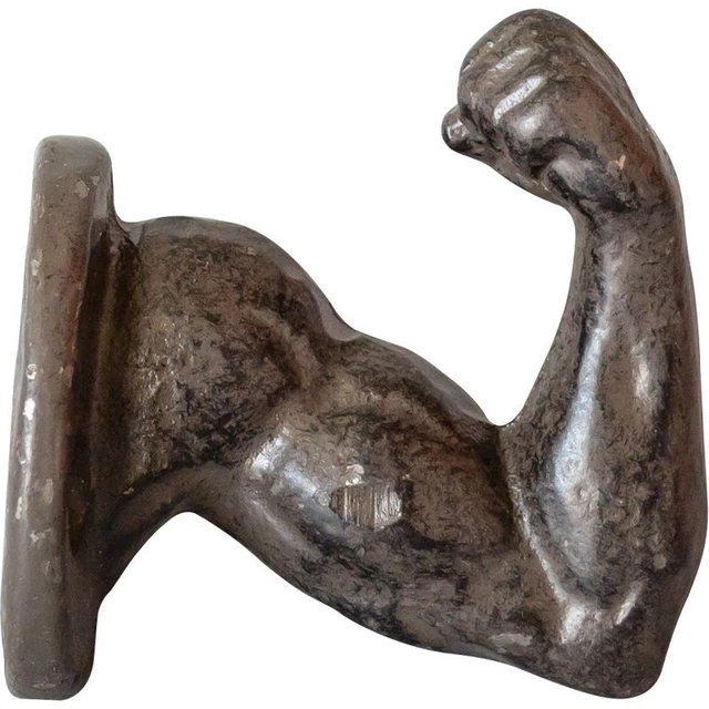 Cast Iron Arm Shape Hooks Decorative Antique Wall Hanging On Courtyard Ornaments 2