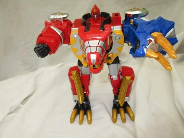 POWER RANGERS DINO Thunder Thundersaurus Megazord 6 Figure 2003 EUR 11