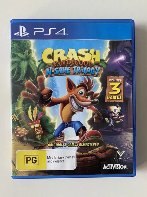 Crash Bandicoot N. Sane Trilogy PS4 VGC PAL