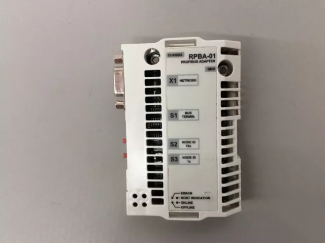 RPBA01     -  ABB  -     RPBA-01       Profibus DP adapter module  RECONDITIONNE