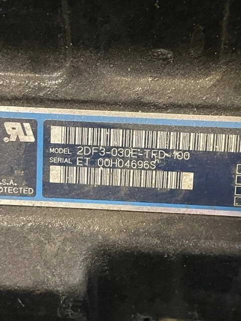 Copeland Model #2DF3-030E-TFD-100 Indoor Condensing Unit Used 3hp