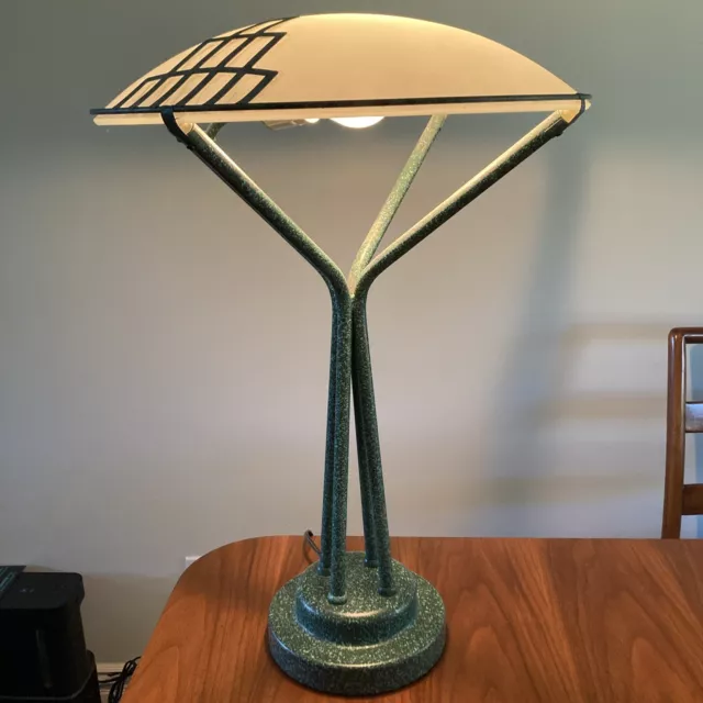 Modern Memphis Style Lamp Circa 1990s Geometric design