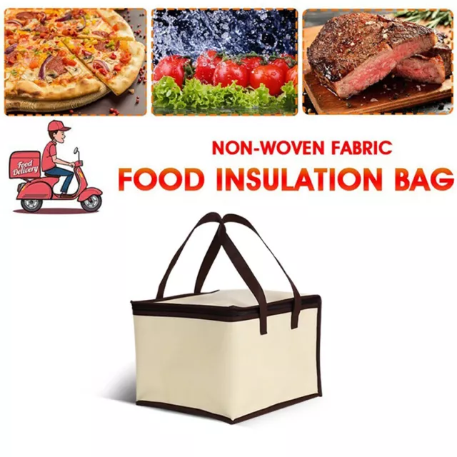 6/8/10/12 Inch Pizza Food Delivery Bag Insulated Thermal Storage Holder Picni St