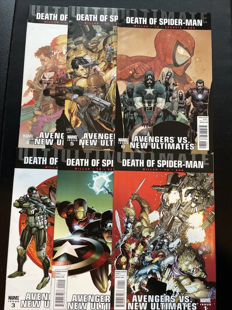 Avengers vs New Ultimates 1 2 3 4 5 6 Marvel Comic Lot Run Set 1-6 NM- Or Better