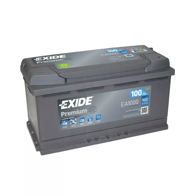 Batterie Exide Premium EA1000 12v 100AH 900A