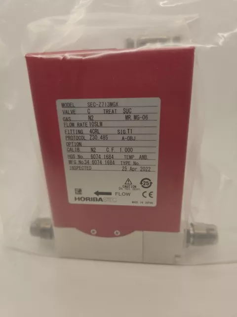 Horiba Z500 Digital Mass Flow Controller SEC-Z513MGX, N2, 10SLM **With Report**