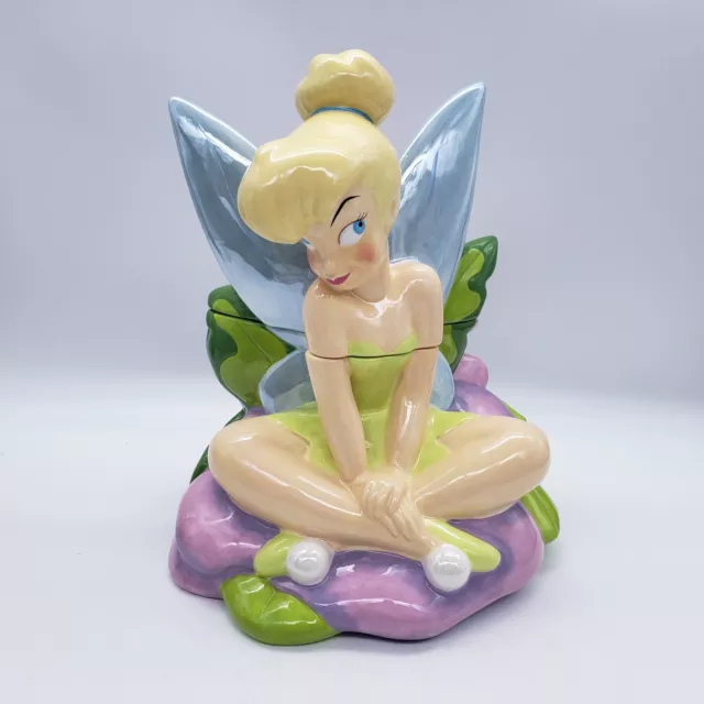 Disney Auctions Peter Pan 13" Tinkerbell Sitting Cookie Jar Limited Ed 350 Disney Auctions Peter Pan 13" Tinkerbell Sitting Cookie Jar Limited Ed 350